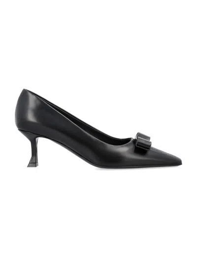 Shop Ferragamo Siwar 60 Pumps In Nero