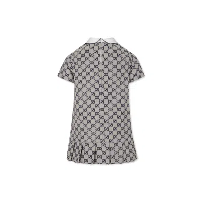 Gucci Gg Canvas Dress In Beige