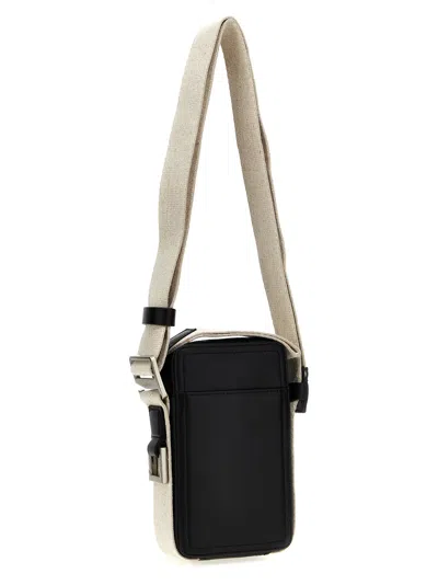 Shop Jacquemus Le Cuerda Vertical Crossbody Bag In Black