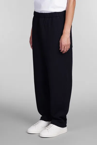 Shop Barena Venezia Cordier Pants In Blue Polyamide