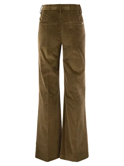 Dondup Trousers  Woman In Camel