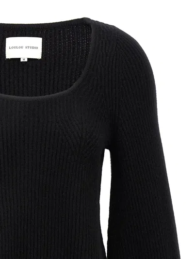 Loulou Studio Cardigan Lou Lou Studio Woman Color Black In Black