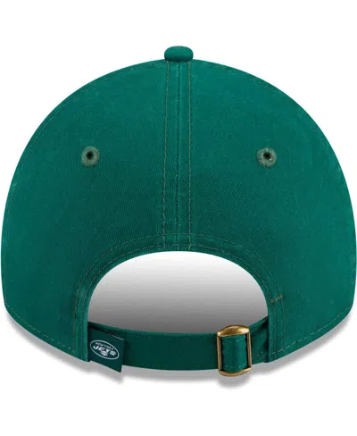 New Era Women's Green New York Jets Game Day Flower 9twenty Adjustable Hat In Green
