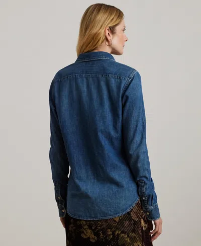Ralph Lauren Classic Fit Denim Shirt In Blue