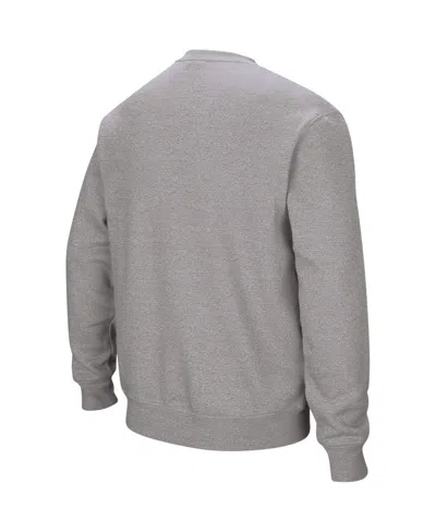Colosseum Men's Arkansas Razorbacks Arch And Logo Crew Neck Sweatshirt In Black