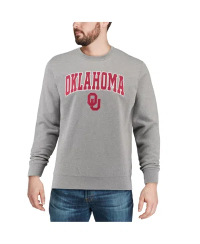 Colosseum Men's Arkansas Razorbacks Arch And Logo Crew Neck Sweatshirt In Black