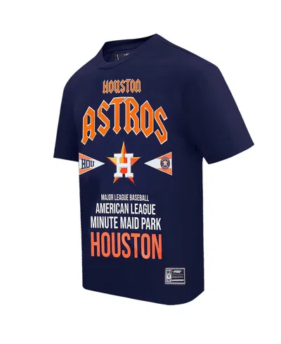 Pro Standard Men's Navy Houston Astros Oversized City Tour T-shirt In Navy