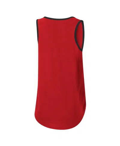 G-iii 4her By Carl Banks Women's Red Bubba Wallace A Game Scoop Neck Tank Top In Red Black