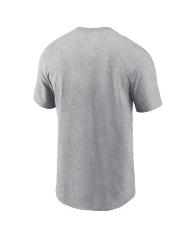 Nike Men's Heather Gray Pittsburgh Pirates Home Team Athletic Arch T-shirt In Heather Gray