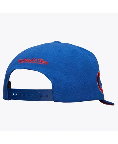 Mitchell & Ness Men's Royal Chicago Cubs Team Tagged Snapback Hat In Royal