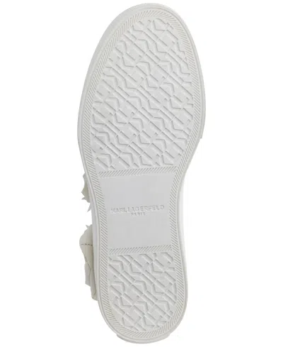 Karl Lagerfeld Paris Georgia Sneaker In Bright White,black