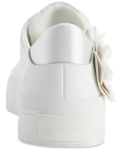 Karl Lagerfeld Paris Georgia Sneaker In Bright White,black