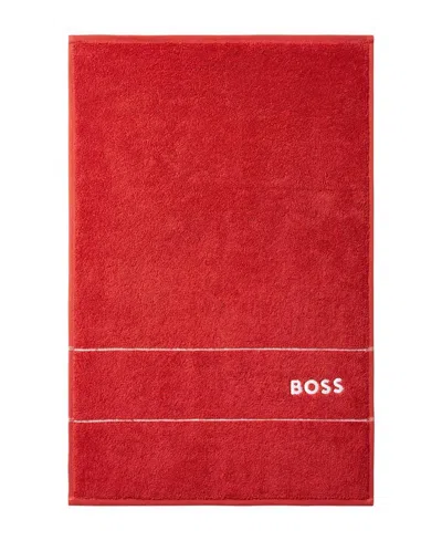 Boss Home Plain Cotton Hand Towel, 16" X 24" In Red