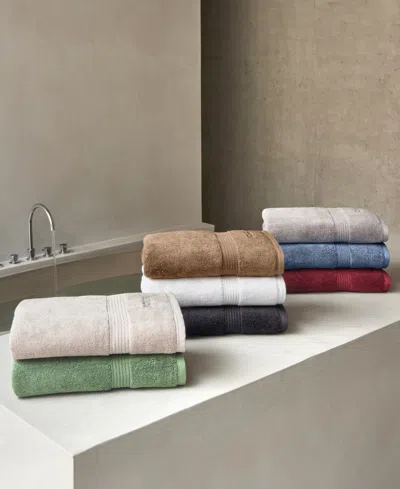 Boss Home Loft Aegean Combed Cotton Bath Mat, 24" X 35" In Skye Blue