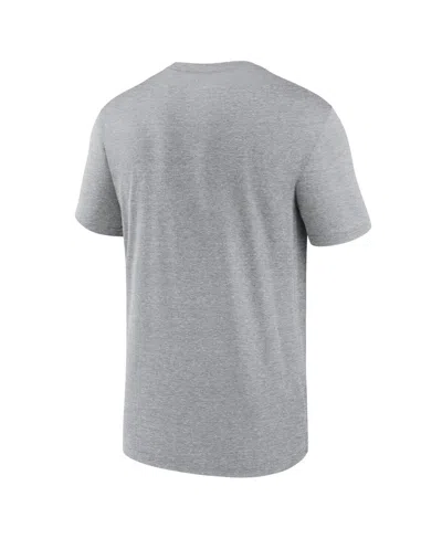 Nike Men's Heather Charcoal Tampa Bay Rays Authentic Collection Early Work Tri-blend Performance T-shirt In Heather Charcoal