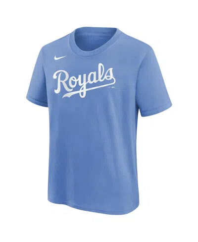 Nike Big Boys And Girls Bobby Witt Jr. Light Blue Kansas City Royals Home Player Name Number T-shirt In Light Blue