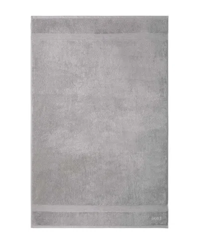 Boss Home Loft Aegean Combed Cotton Bath Sheet, 39" X 59" In Silver