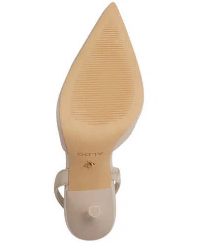 Aldo Berolden Slingback Pointed Toe Pump In Sage Green