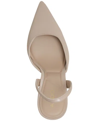 Aldo Berolden Slingback Pointed Toe Pump In Sage Green
