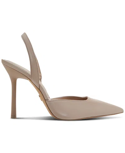 Aldo Berolden Slingback Pointed Toe Pump In Sage Green