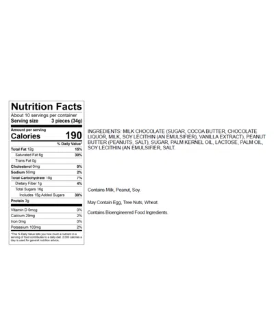 R.h. Macy & Co. Holiday Milk Chocolate Peanut Butter Cups Gift Tin, 12.4 Oz., Created For Macy's In No Color