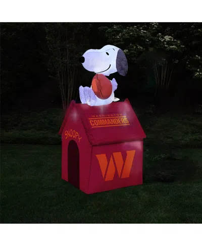 Sporticulture Washington Commanders Inflatable Snoopy Doghouse In No Color