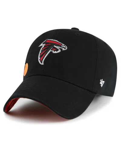 47 Brand Women's Black Atlanta Falcons Confetti Icon Clean Up Adjustable Hat In Black