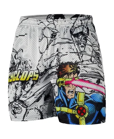Chalk Line Men's White X-men Cyclops Retro Shorts In White