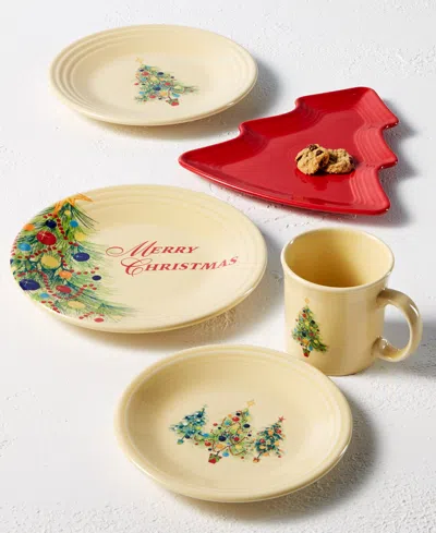 Fiesta Tree Plate In Dk Green