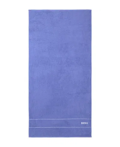 Boss Home Plain Cotton Bath Towel, 28" X 55" In Cobalt