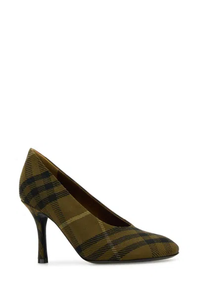 Shop Burberry Heeled Shoes In Multicolor