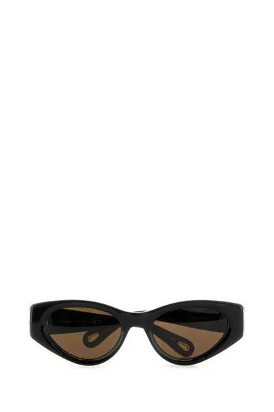 Shop Chloé Sunglasses In Black