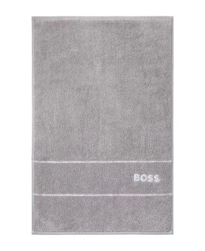 Boss Home Plain Cotton Hand Towel, 16" X 24" In Concrete