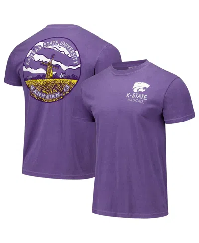 Image One Men's And Women's Purple Tcu Horned Frogs Hyper Local Welcome To Campus T-shirt In Purple