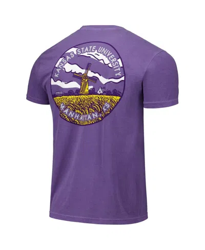 Image One Men's And Women's Purple Tcu Horned Frogs Hyper Local Welcome To Campus T-shirt In Purple