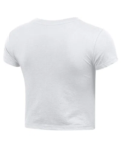 Champion Women's White Usc Trojans Core Baby T-shirt In White