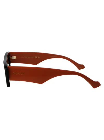 Gucci Gg1331s Sunglasses In 003 Havana Orange Brown