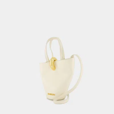 Shop Jacquemus Le Petit Bambola Shopper Bag In White