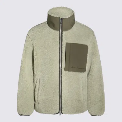 Moose Knuckles Sherpa Fleece Jacket In Matcha