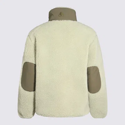 Moose Knuckles Sherpa Fleece Jacket In Matcha