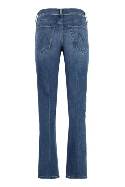 Shop Mother The Hicker Hover Jeans In Navy