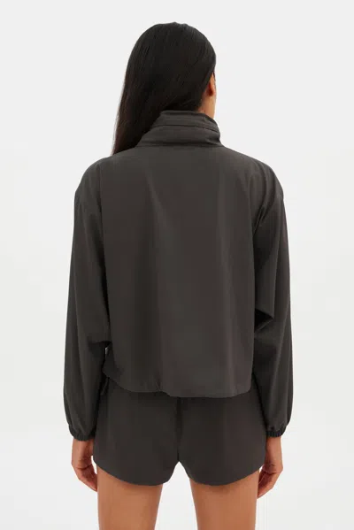 Girlfriend Collective Ash Huddle Half-zip Windbreaker