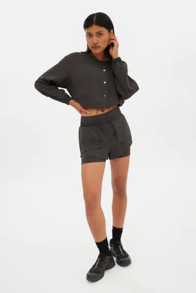 Girlfriend Collective Ash Raquel Snap Front Jacket