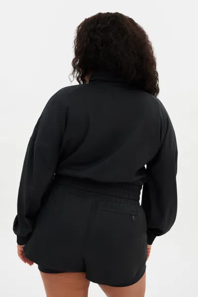 Girlfriend Collective Black Petra Bomber Jacket