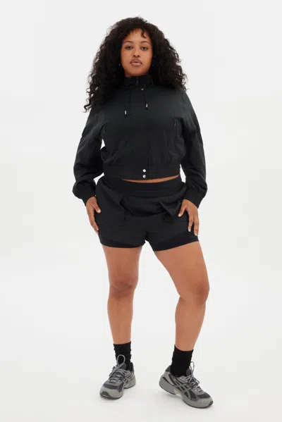 Girlfriend Collective Black Petra Bomber Jacket