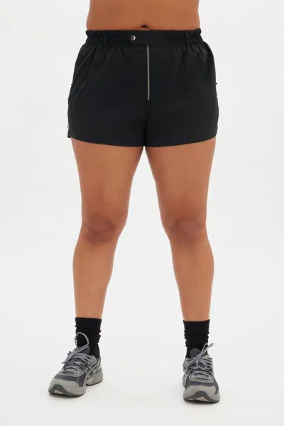 Girlfriend Collective Black Winnie Snap Short