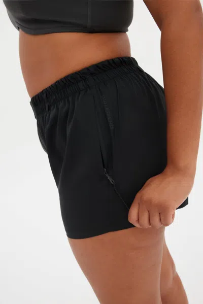 Girlfriend Collective Black Winnie Snap Short