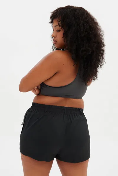 Girlfriend Collective Black Winnie Snap Short