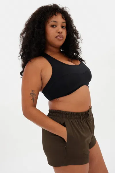 Girlfriend Collective Chestnut Winnie Snap Short