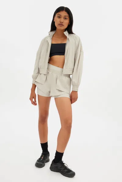 Girlfriend Collective Marble Fallon Layered Short